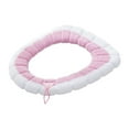 thumbnail image 5 of Toilet Warmer Seat Cover Clearance, Household Universal Toilet Seat Thickened With Handle Winter Toilet Ring Washable Sets Wear Knitted Toilet Seat, 5 of 7