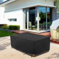 thumbnail image 5 of Outdoor Furniture Covers Waterproof, 420D 79x63x27.5 inch Covers for Patio Table Chairs Set Rectangular/Oval, 5 of 5