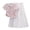 Pink, variant on Girls'T-Shirt and Midi Skirt Set 2-Piece Outfit Summer Casual Dressy Skirt Set for Tweens Daily Wear