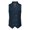 Navy Vests for Men, variant on Men's Irregular Design Suit Vests Business Vests Slim Fit Single Breasted Waistcoat with Buttons Gray M