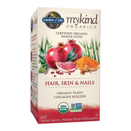 Garden of Life Mykind Organics Hair, Skin & Nails Vegan Tablets, 60 Ct