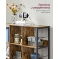 thumbnail image 6 of Bookshelf, Bookcase, 9 Cubes Storage Organizer, Industrial Open Display Shelf, for Bedroom, Office, 6 of 7
