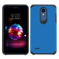 thumbnail image 2 of FINCIBO Hybrid Case Hard Plastic TPU Slim Back Cover for LG K10/K10+ Plus K30 2018, Blue/Black, 2 of 8