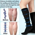 thumbnail image 4 of UZMOG 3 Pairs Compression Socks for Women & Men 15-20 mmHg,Best Support for Cycling Athletic Hiking Running, 4 of 6