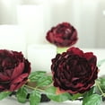 thumbnail image 3 of BalsaCircle 6 feet Wine Garland Silk Peony Flowers Leaves Wedding Party Bouquets Centerpieces, 3 of 6