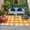 Orange, variant on Yellow Plaid Outdoor Rug 3x5 Ft, Non Slip Washable Area Rug, Watercolor Grid Checker Gingham Farmhouse Patio Rugs Carpet Runner, Large Floor Mat for Indoor/Outdoor Deck Porch Camping