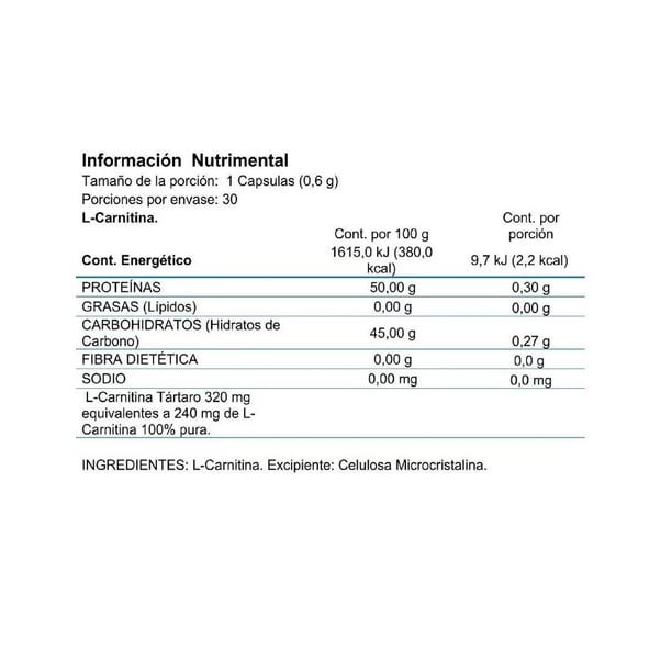 l carnitina mercadona opiniones L Carnitina Mercadona