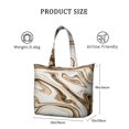 thumbnail image 4 of 22 Inch Oversized Travel Bag Lightweight Canvas Weekender Duffel with Multi Pockets, Animal Print, 4 of 5