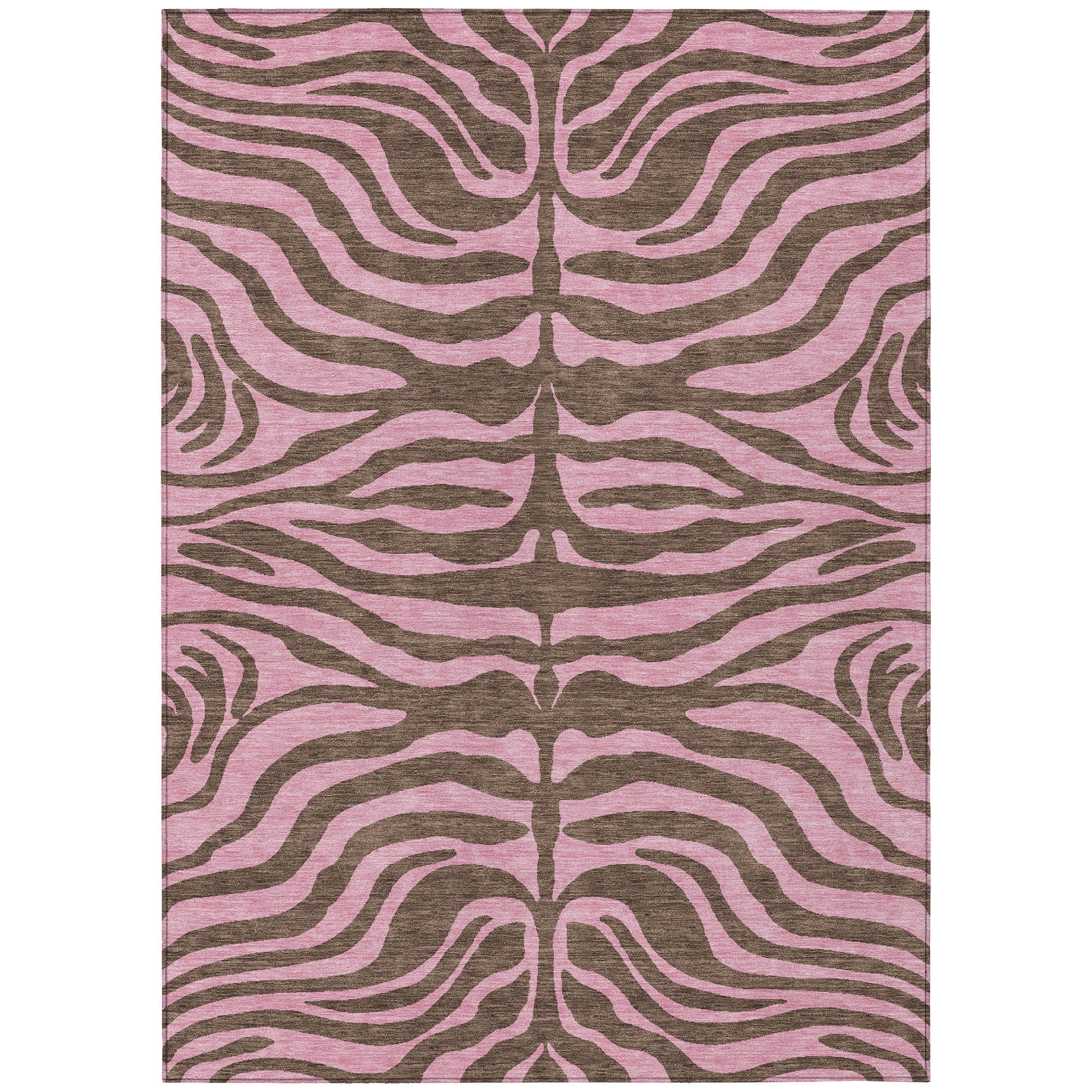 Addison Rugs Chantille Indoor/Outdoor Transitional Animal Print Brown Washable Rectangle Rug, 10' x 14'