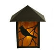 thumbnail image 5 of Meyda 141242 9 in. Seneca Song Bird Wall Sconce, Ha Smooth & Sandblasted Inside, 5 of 5