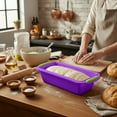 thumbnail image 6 of Non-stick Silicone Bread & Loaf Pan, 11.4 x 5.3 Inches, Perfect for Baking Bread, Quiche, Meatloaf & Lasagna, Durable Silicone Bakeware for Kitchen Use, 6 of 6