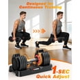 thumbnail image 4 of Mancuernas ajustables Rendpas 5 en 1 de 2 a 11 kg con agarre de acero, 4 of 9