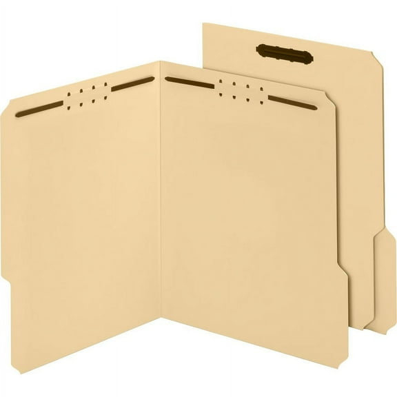 Pendaflex 1/3 Tab Cut Letter Recycled Top Tab File Folder - 8 1/2" x 11" - 3/4" Expansion - 2 x Prong K Style Fastener(s) - 2" Fastener Capacity for Folder - Top Tab Location - Ass | Bundle of 5 Boxes