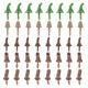 thumbnail image 1 of 100 Pcs Crafts Adults Fake Pumpkin Stems Heads Plastic Pumpkin Handle Harvest Pumpkin Plastic Handle, 1 of 3