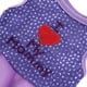 thumbnail image 5 of Vestido para mascotas Vestido de gasa púrpura para perros Ropa de primavera y verano para mascotas Volver Patrón "I Love My Mommy" MFZFUKR xs, 5 of 6