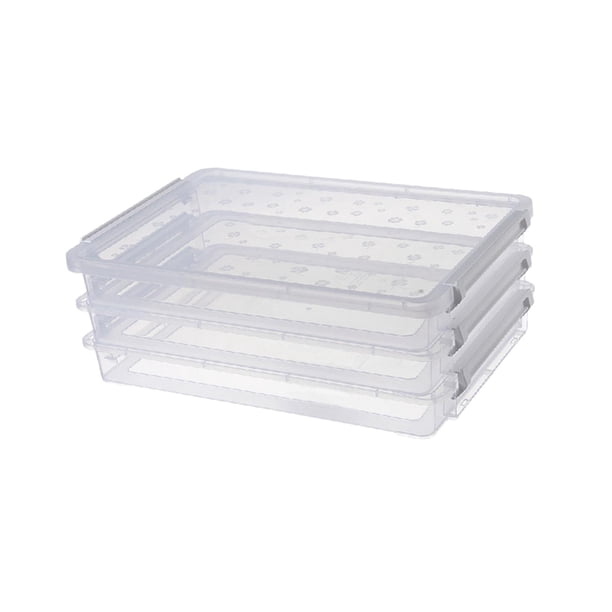 Estuche de almacenamiento Estuche Multiusos Para Almacenamiento De Archivos, A Prueba De Polvo, Práctico Para Cajón, Despensa, Escritorio, 3 Niveles