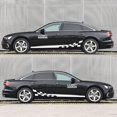 thumbnail image 2 of Chequered Flag Car Sticker Personality Decoration Body Racing Car Waist Line Modification, 2 of 2