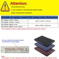 thumbnail image 2 of Case Cover for 14 inch HP Laptop 14-ep 14t-ep 14z-em 14-em & Hp Pavilion laptop 14-dv 14-ec 14z-ec,PU Leather Notebook PC Sleeve Protective Bag Accessory, 2 of 7