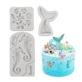 thumbnail image 3 of Milue Chocolate Molds Marine Animals Shape Silicone Candy Molds Cake Decorations, 3 of 14