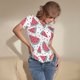 thumbnail image 3 of Fotbe Watermelon Body de Mujer con Cuello Redondo y Mangas Cortas, Sin Mangas Ajustado, Suave, Cómodo y Básico-X-Large, 3 of 7