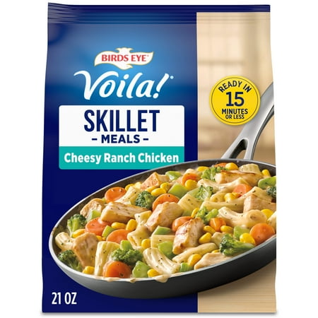 Birds Eye Voila! Cheesy Ranch Chicken Skillet Meals, Frozen Meal, 21 oz. Bag