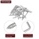 thumbnail image 4 of Ganchos en ángulo recto Uxcell, 40 piezas, ganchos en forma de L de 2" con tornillo, ganchos de tornillo en ángulo recto, ganchos de metal en ángulo recto, plateado, 4 of 7