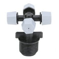 thumbnail image 1 of Buse d'Irrigation 10Pcs 4-Outlet Micro Pulvérisation Sprinklers Jardin Irrigation Brouillard Pulvérisation Buses 1/2" Filetage Mâle, 1 of 8