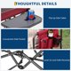 thumbnail image 4 of QinaQin Silla plegable para camping tipo director con mesa lateral, bolsillo y portavasos, diseño resistente para RV, playa, jardín o deck, 4 of 8