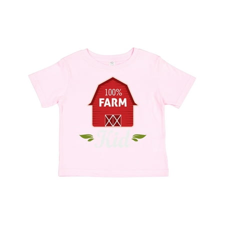 

Inktastic 100 Percent Farm Kid Gift Toddler Boy or Toddler Girl T-Shirt