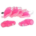thumbnail image 4 of 6 unids/set /chico ciclismo patinaje codo muñeca almohadillas protectoras Rosado Cola  Protector de patinaje, 4 of 7