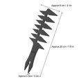 thumbnail image 4 of Men's Wide Tooth Hair Combs Double Sided Oil Hair Comb Retro Plastic Hair Styling CombsBlack, 4 of 5