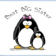 thumbnail image 2 of CafePress - Best Big Sister Penguins Infant Bodysuit - Baby Light Bodysuit, Size Newborn - 24 Months, 2 of 4