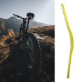 thumbnail image 3 of Manillar largo para bicicleta de montaña con absorción de impactos, barra elevadora de aleación de aluminio mate. 780mm Verde, 3 of 7