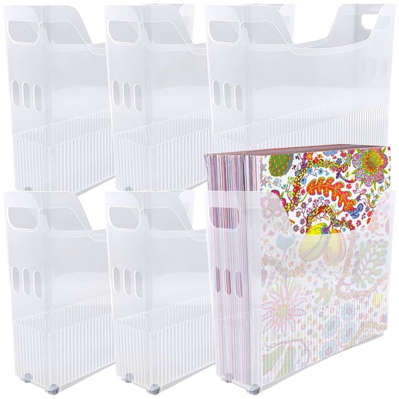 Organizador de Almacenamiento de Papel YEXEXINM Paquete de 6, 30x30 cm con Ruedas