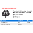 thumbnail image 2 of Front Wheel Hub Assembly - Compatible with 2003 - 2007 INFINITI G35 Coupe 2004 2005 2006, 2 of 2