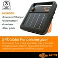 thumbnail image 2 of Gallagher Portable Solar Electric Fence Energizer with Solar Battery, Black, 2 of 8
