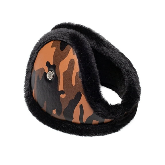 Otqutp Women's Valentine's Day Ear Cover Winter Warm Earmuffs Soft and Warm Knitted Plush Earmuffs Cold Earmuffs for Men Women Outdoor Activities(Camouflage,One Size)
