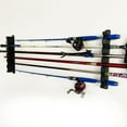 thumbnail image 3 of PatungKu Fishing Rod Rack Fish Pole Storage Holder Wall Mount for Garage Cabin Basement, 3 of 16