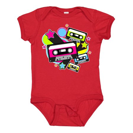 

Inktastic The 80s Cassette Tapes Gift Baby Boy or Baby Girl Bodysuit