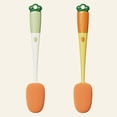 thumbnail image 6 of FaLX Bottle Brush Long Handle Soft Bristle Rich Foam Multifunction Carrot Shape Water Cup Cleaning Sponge Daily Use, 6 of 8