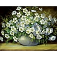 thumbnail image 2 of Paleta, Anna 18x15 Gold Ornate Wood Framed with Double Matting Museum Art Print Titled - Bouquet of wild flowers, 2 of 4