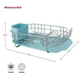 thumbnail image 6 of KitchenAid Low Profile Steel Dishrack, Mineral Water, 6 of 10