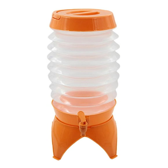 Contenedor de agua Zulema Plegable 5.5 l Naranja