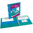 thumbnail image 2 of Avery Two-Tone Binder, 1 inch Slant Rings, Blue/Teal (17290), 2 of 9