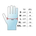 thumbnail image 3 of Adenna HER008 Hero 14 mil Powder-Free Latex Gloves, Extended Cuff, Medical Grade, Blue, X-Large, Box of 50 Blue X-Large (Pack of 50), 3 of 5
