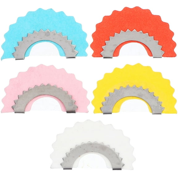 Niceauty 5 Pcs Wacky Whistle Bird Call Assorted Color Metal Delicate Appearance Bird Training Whistle