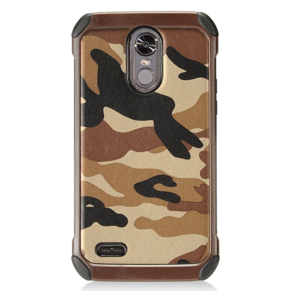 LG Stylo 3 Case, LG Stylo 3 Phone Case, by Insten Camouflage Hybrid