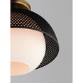 thumbnail image 5 of 1 Light Flush Mount Maxim Lighting 10083Wtbksbr, 5 of 5