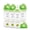 Green 1, variant on YOHKOH 8.8 oz Glass Bottle,AirFree Vent,for Mixed/Breastfeeding,Blue,2pk