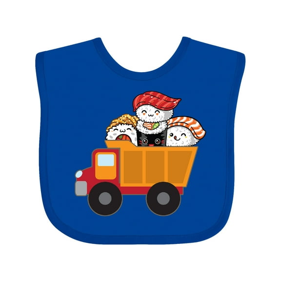 Inktastic Sushi Lover Food Truck Boys or Girls Baby Bib